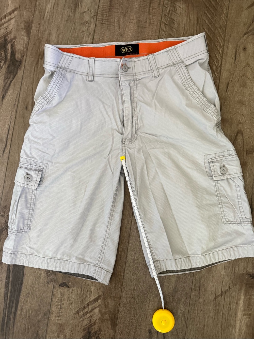 Men's Light Gray Cargo Shorts - Lightweight Summer Casual